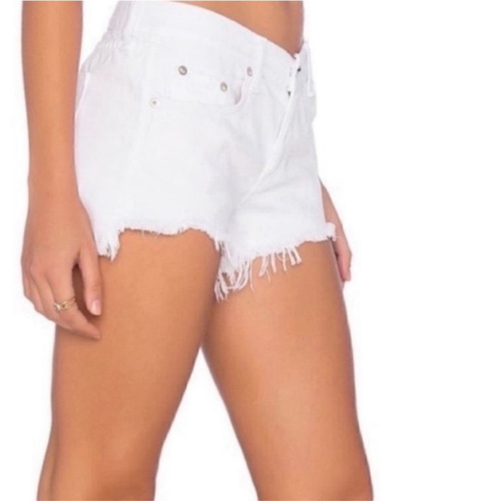 ☀️ NWOT RAG & BONE The Mila Short in Bright White Denim